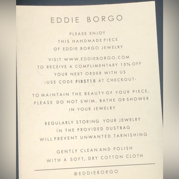 EDDIE BORGO Supra Chain Chunky Link 12K Gold Vermeil Earrings With Dust … - Picture 8 of 8